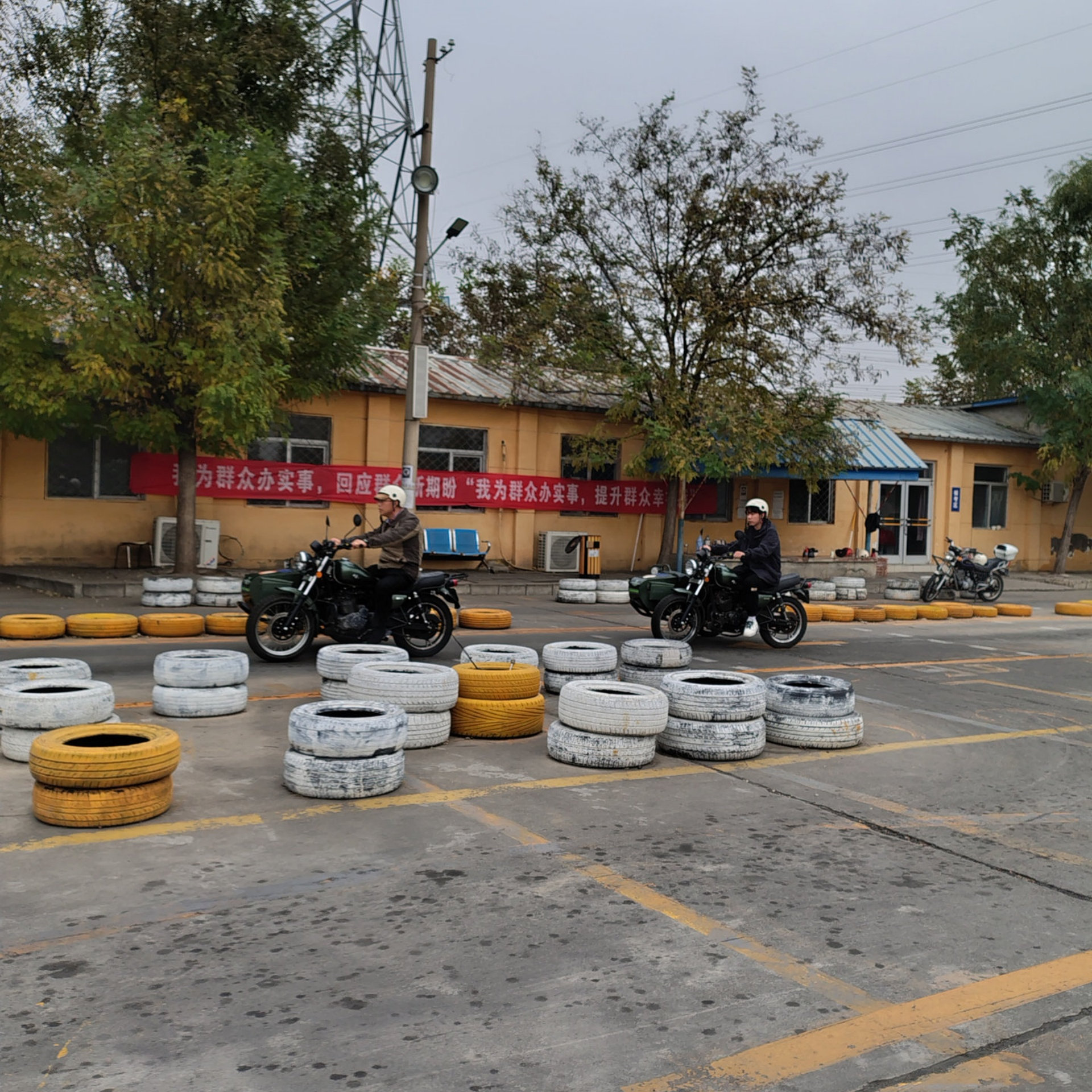 三轮摩托D照通常班训练场景