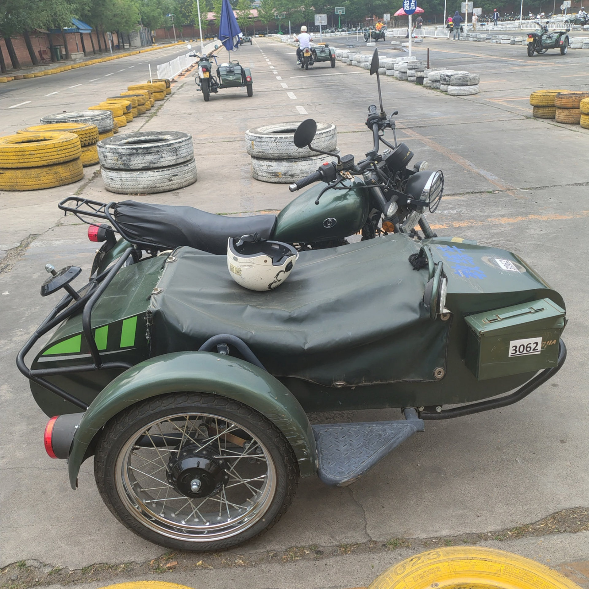 两轮摩托E照通常班训练场景