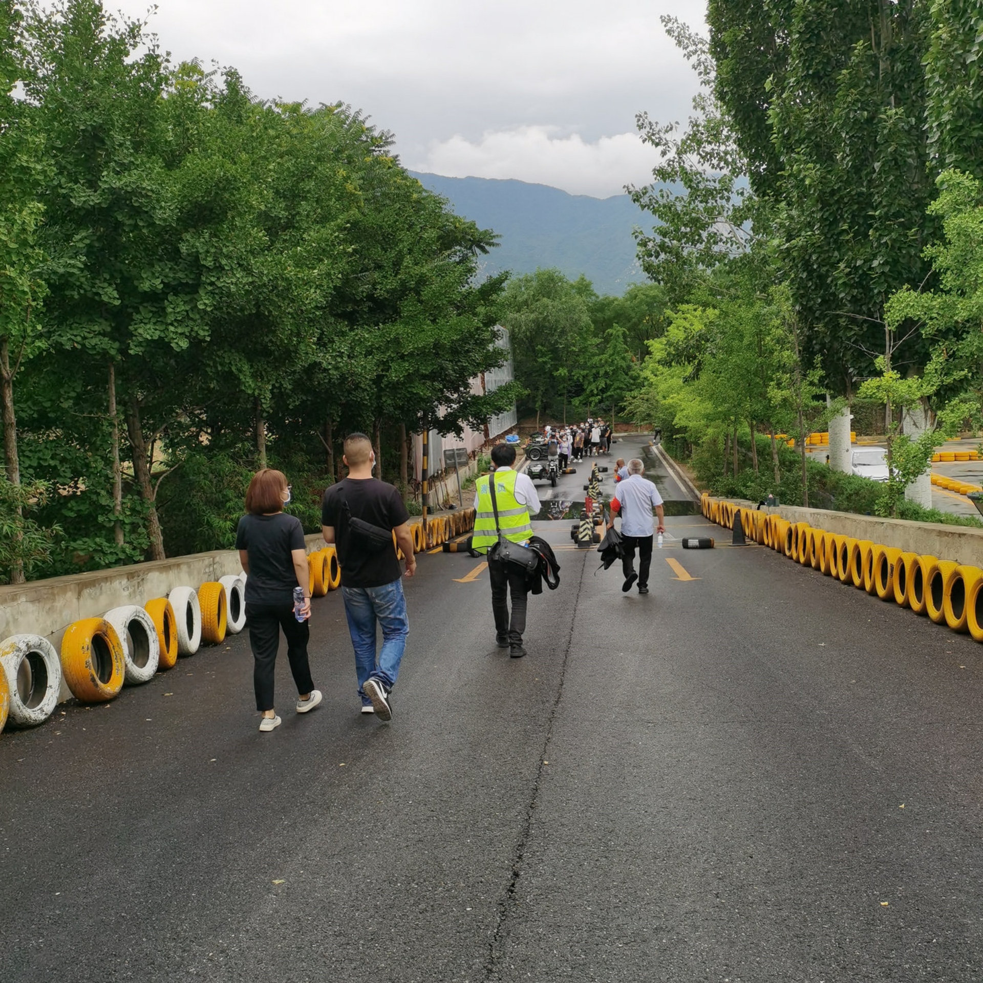 两轮摩托E照通常班训练场景