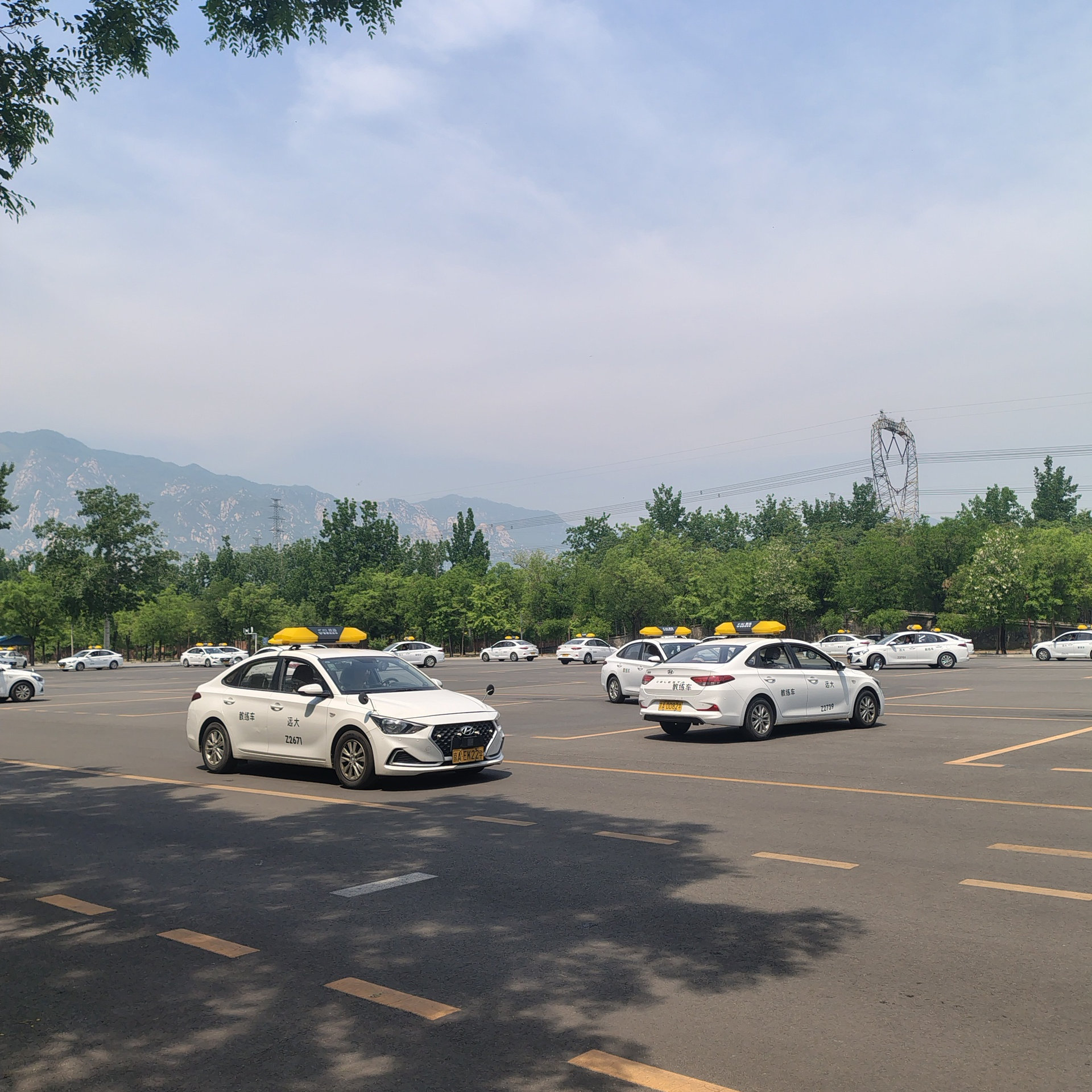 远大驾校汽车训练场景