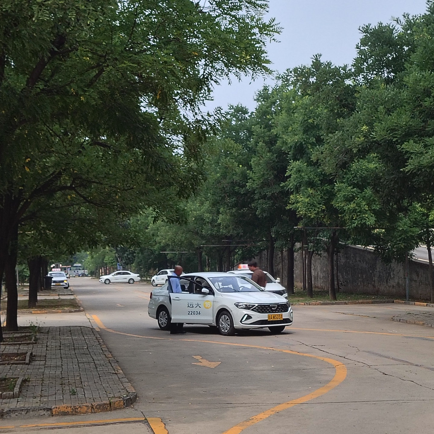 远大驾校汽车训练场景