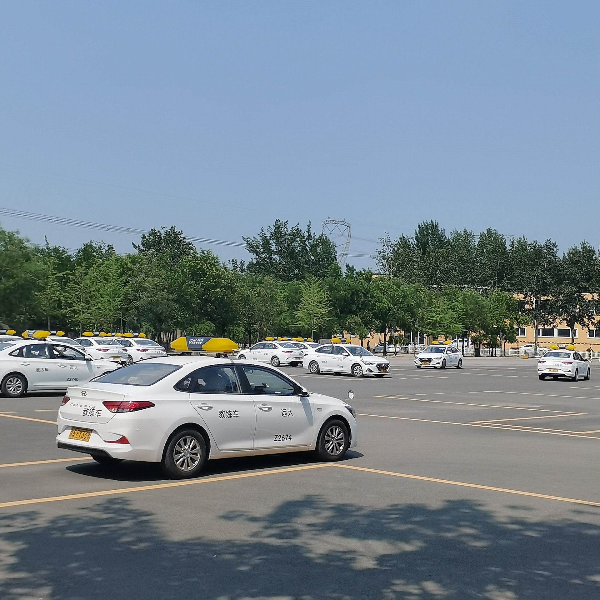 远大驾校汽车训练场景