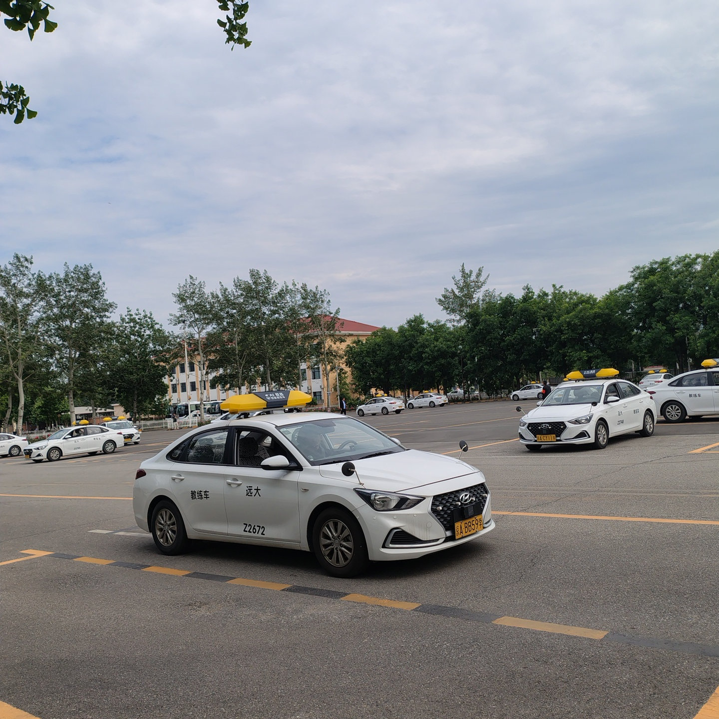 远大驾校汽车训练场景